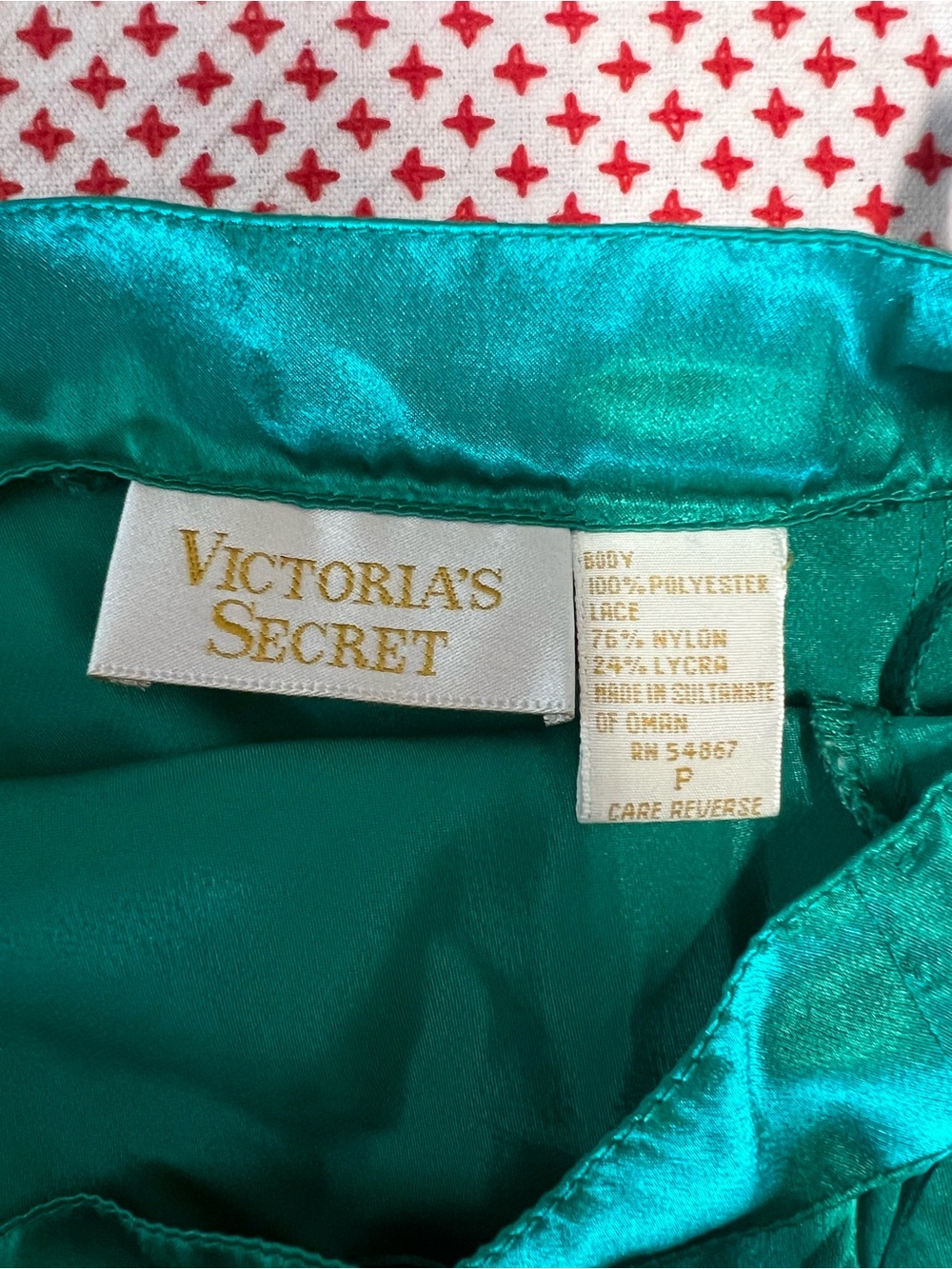 Vintage Victoria’s Secret gold label green long nightgown lace petite guessing s - Picture 4 of 15